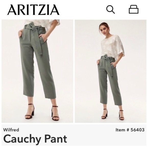 ARITZIA/WILFRED LINEN PANTS - Picture 3 of 6